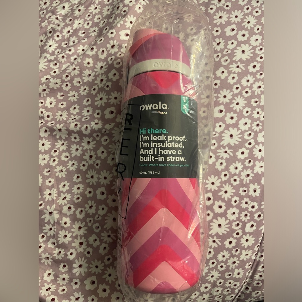 Owala 40oz Valentines Day I Heart You Color Drop NWT